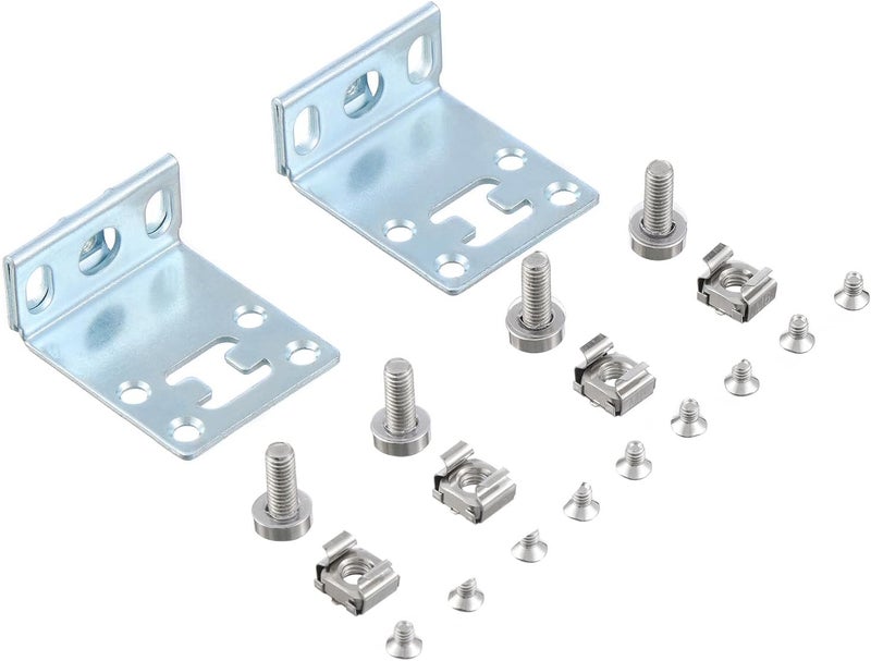 PhyinLan Rack Mount Kit for 17.3 Inch Juniper Switches Rack Ears for Juniper EX2200/EX2300 - Image 1